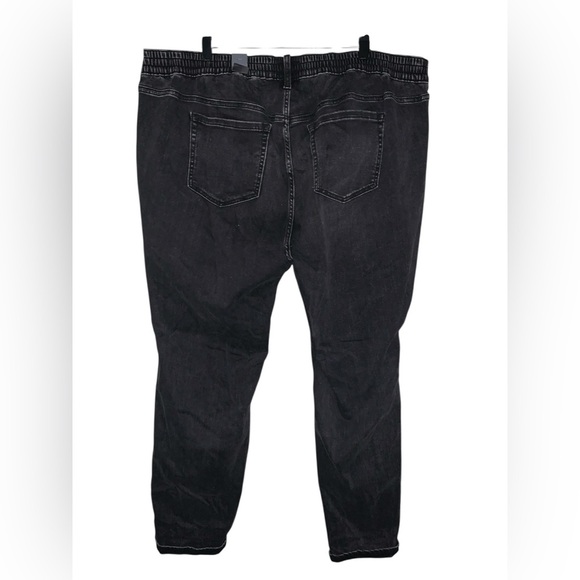 NWT Torrid Pull On Boyfriend Straight‎ Super High Rise Charcoal Wash Jeans 3XL - Picture 4 of 8